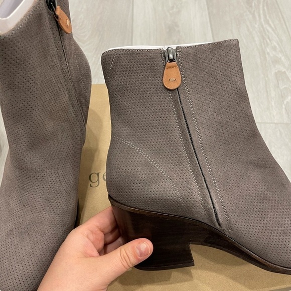 Gentle Souls Blaise Wedge Bootie 2 Concrete 9 - Picture 6 of 9